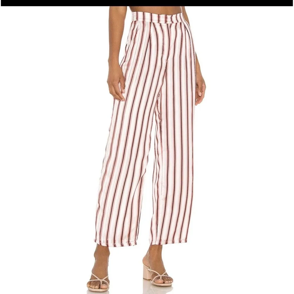House‎ of Harlow 1960 x Revolve Alessia Wide Leg Crop Pants XS Striped